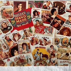 Vintage 1990's Springbok- Vintage Cigar Labels 500 pc Hallmark Jigsaw Puzzle